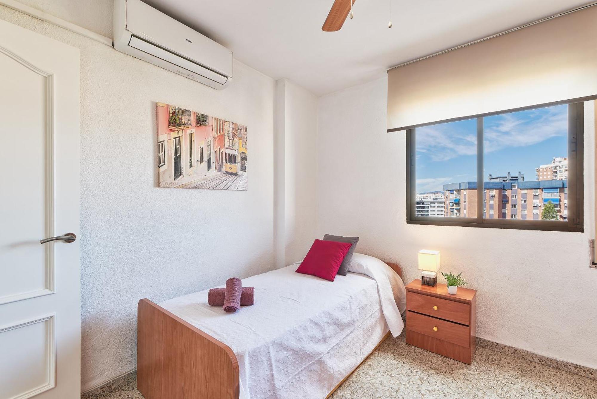 Luminoso Apartamento/ 5 Minutos De La Playa Málaga Exterior foto